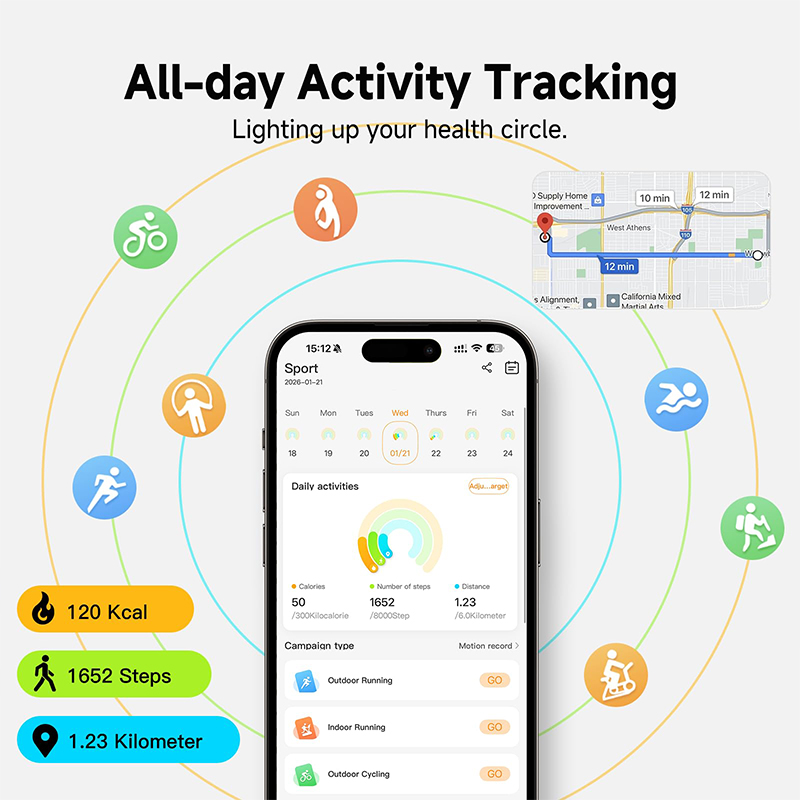 2026 New Intelligent Fitness T - Couple Watches Smartwatch recension och pris