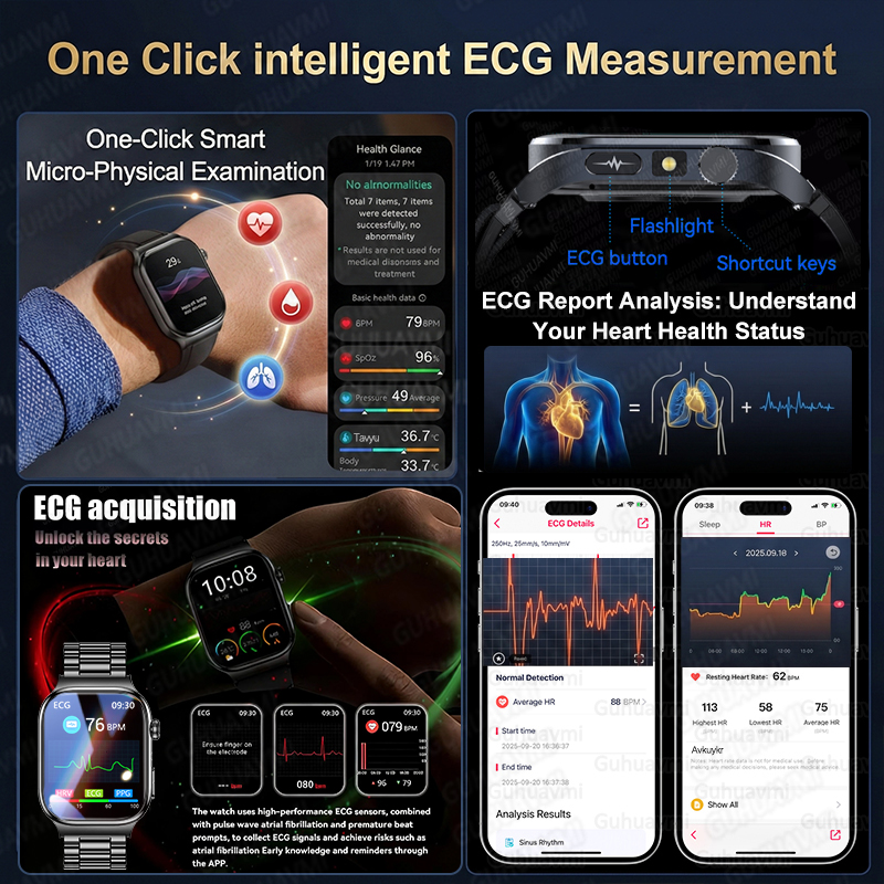 2026 New Accurate Diagnosis Sm - Smartwatch Military Watches For Men recension och pris