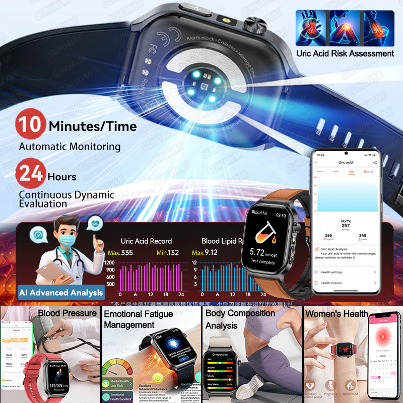 2026 New Accurate Diagnosis Sm - Smartwatch Military Watches For Men recension och pris