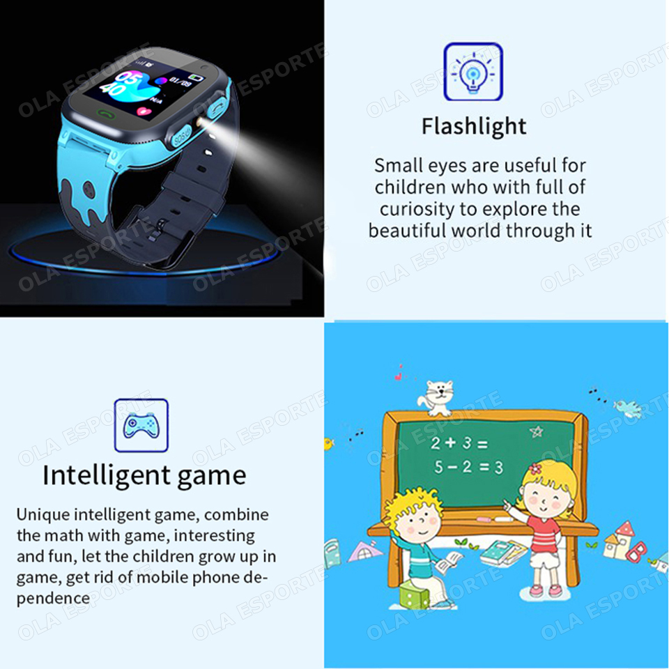 2025 New Kids Smart Watch Chil - Smartwatch Watches For Kid Boy With Alarm recension och pris