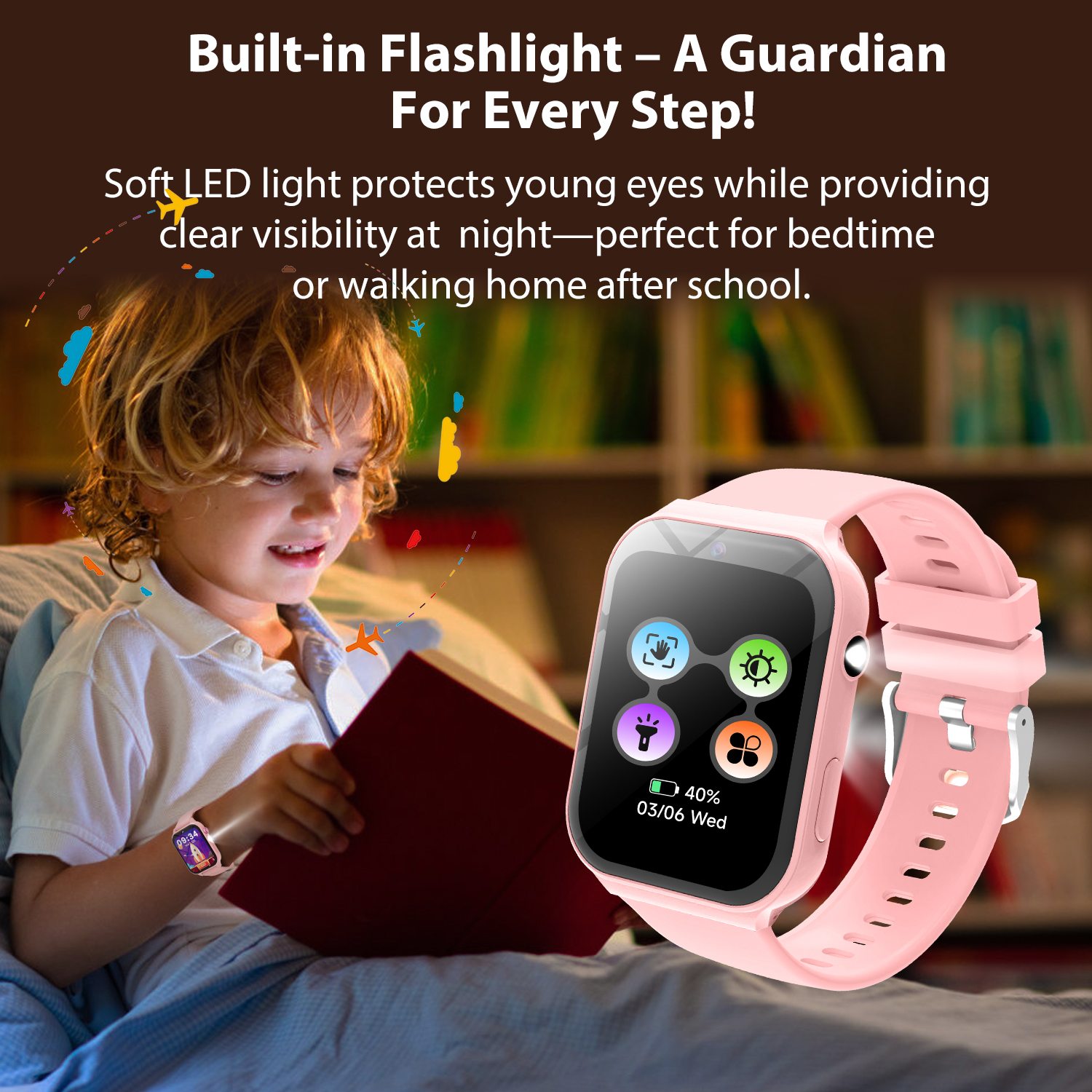 Study Partners for Kids HD Cam - Smartwatch Watches For Kid Boy With Alarm recension och pris