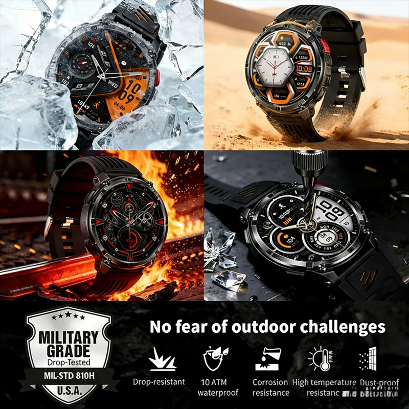 Outdoors Military Smart Watche - Smartwatch Watches Wallpaper recension och pris