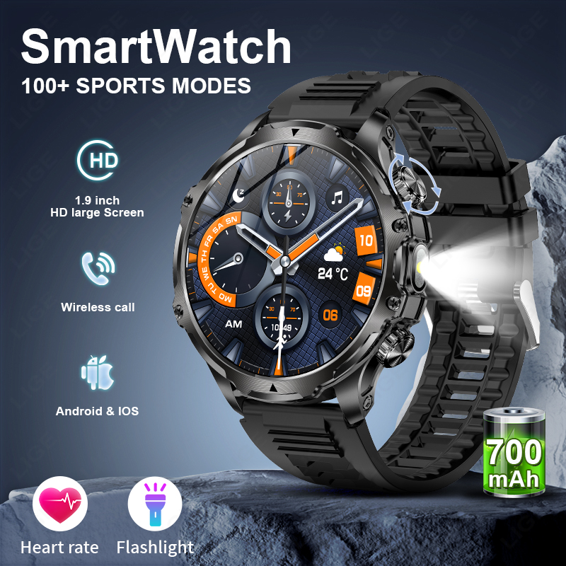LIGE Smartwatch Military Men 1 - Timex Watches Smartwatch recension och pris