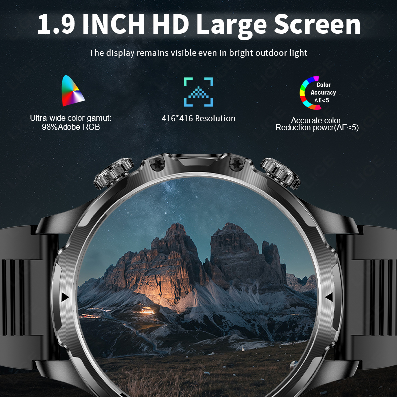 LIGE Smartwatch Military Men 1 - Timex Watches Smartwatch recension och pris