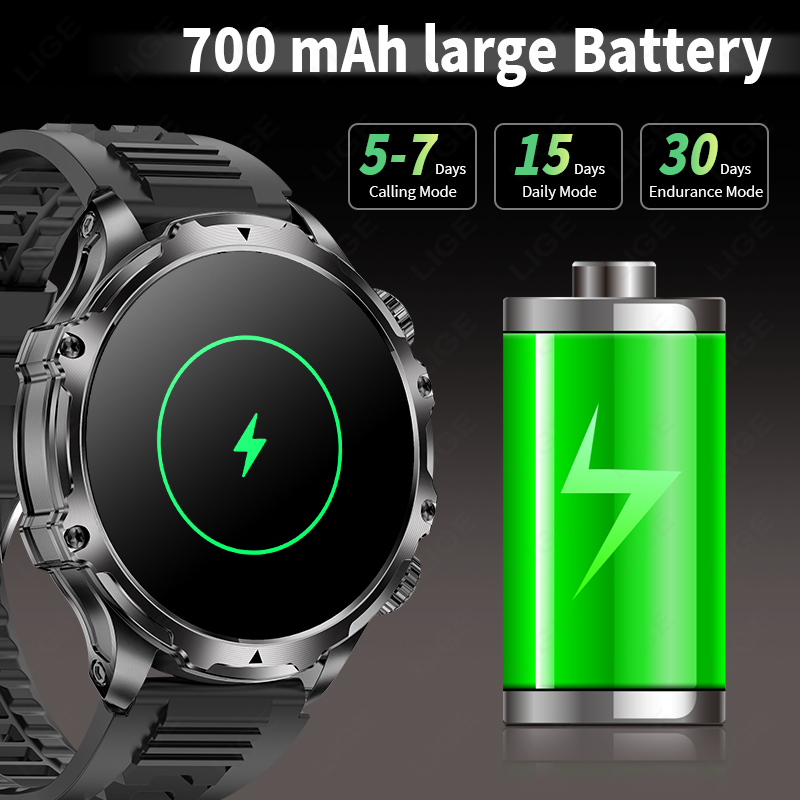 LIGE Smartwatch Military Men 1 - Timex Watches Smartwatch recension och pris