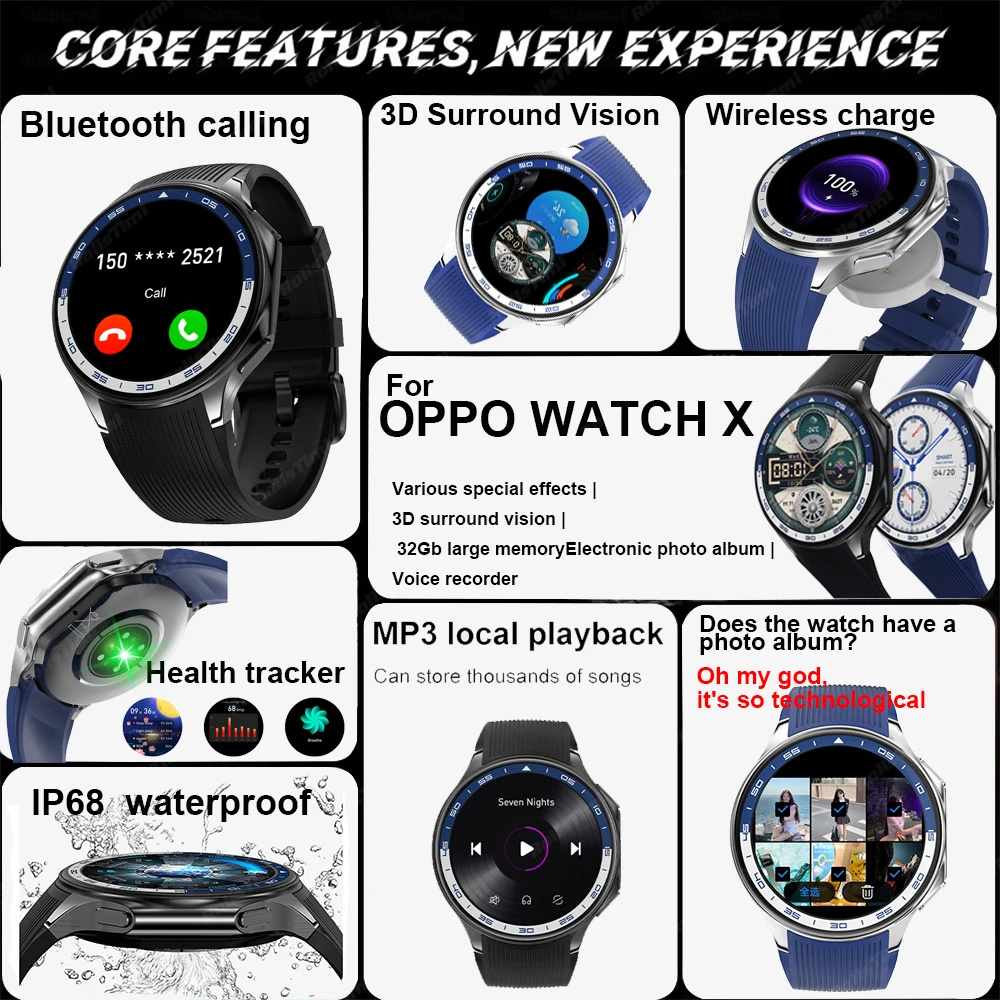 1.43 AMOLED Smart Watch 3D Sur - Timex Watches Smartwatch recension och pris