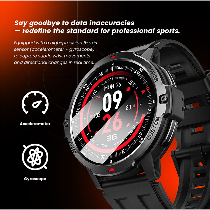NEW 1.46 Inches Military GPS S - Timex Watches Smartwatch recension och pris