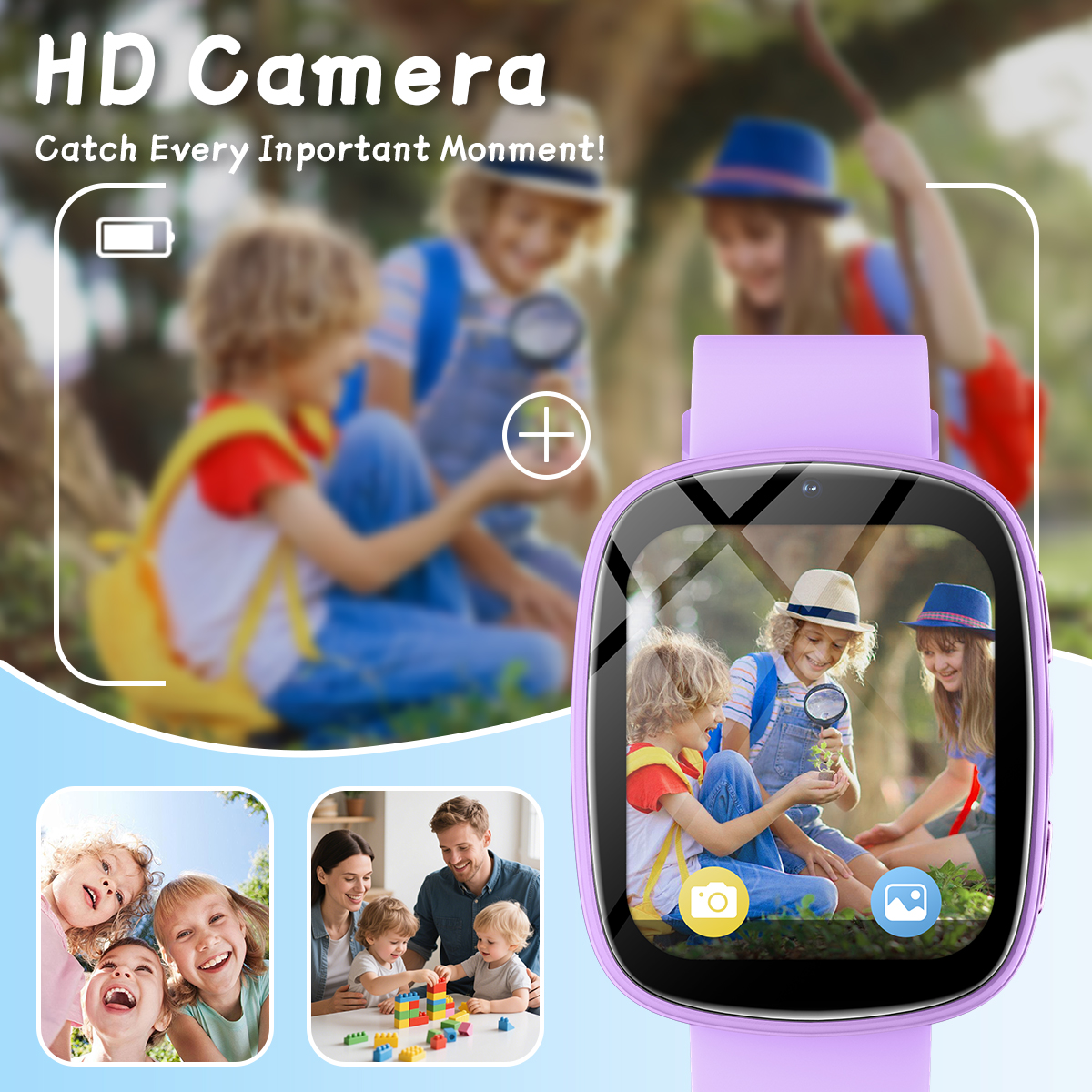 NEW Smart Watch for Children T - Smartwatch Watches For Kid Boy With Alarm recension och pris