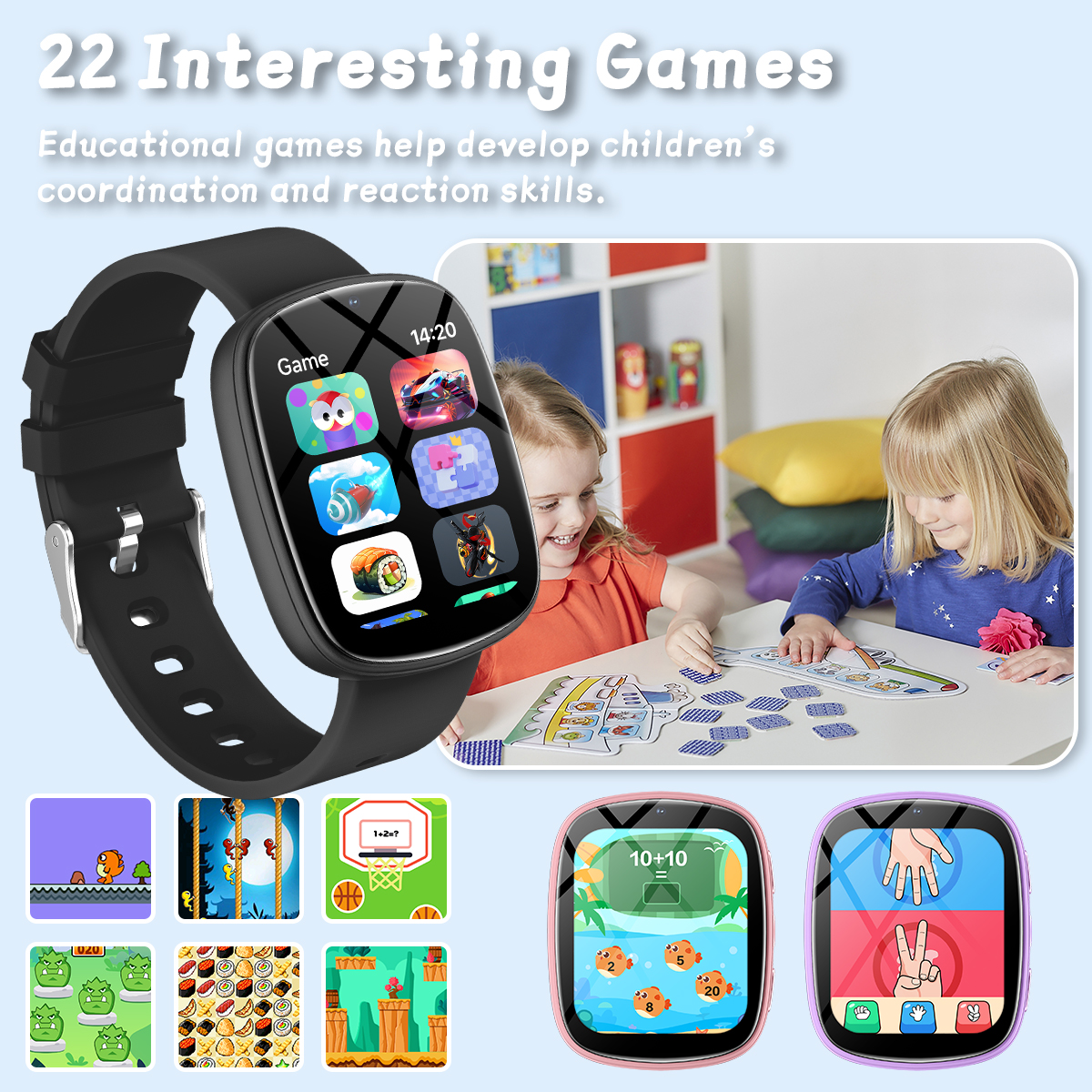 NEW Smart Watch for Children T - Smartwatch Watches For Kid Boy With Alarm recension och pris