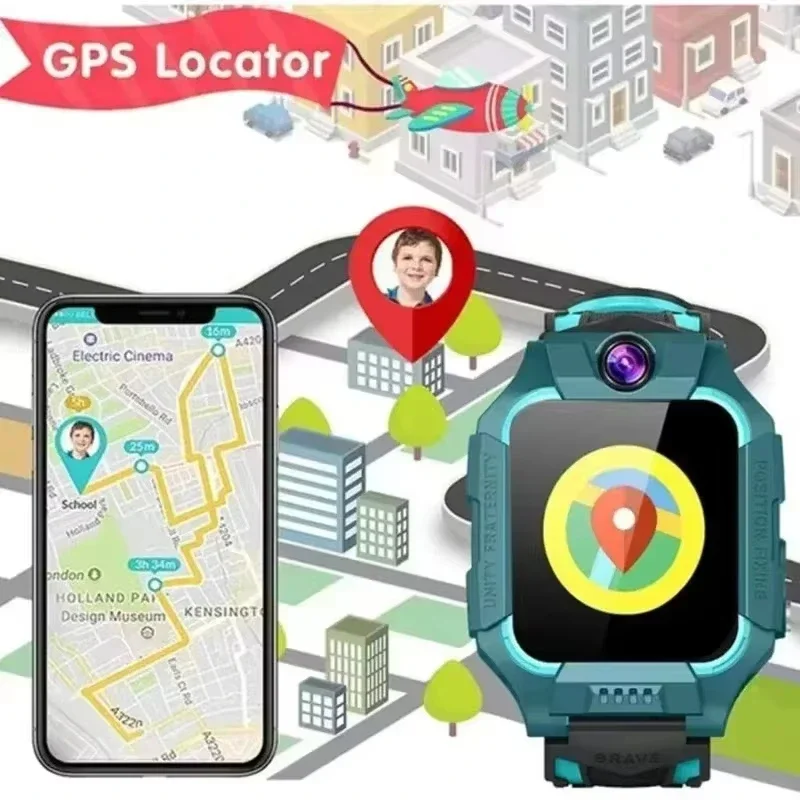 Lenovo 2026 New 5G Waterproof  - Smartwatch Watches For Kid Boy With Alarm recension och pris