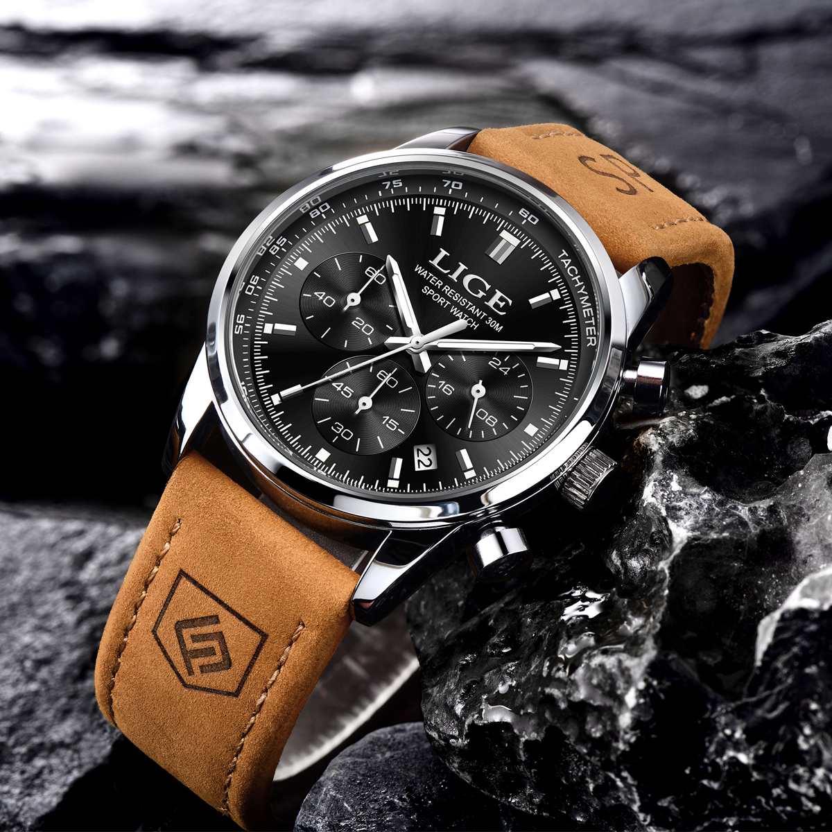 LIGE Top Brand Men's Quartz Wa - Smartwatch Military Watches For Men recension och pris