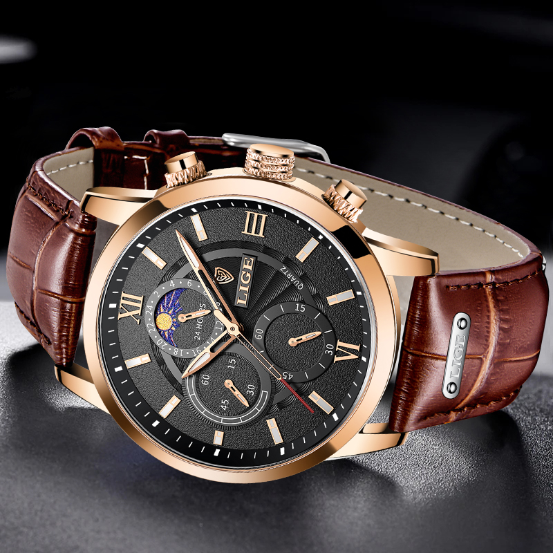 LIGE Fashion Men Watch Casual  - Smartwatch Watches Brands For Men recension och pris