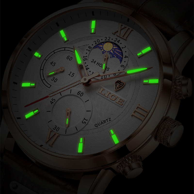 LIGE Fashion Men Watch Casual  - Smartwatch Watches Brands For Men recension och pris
