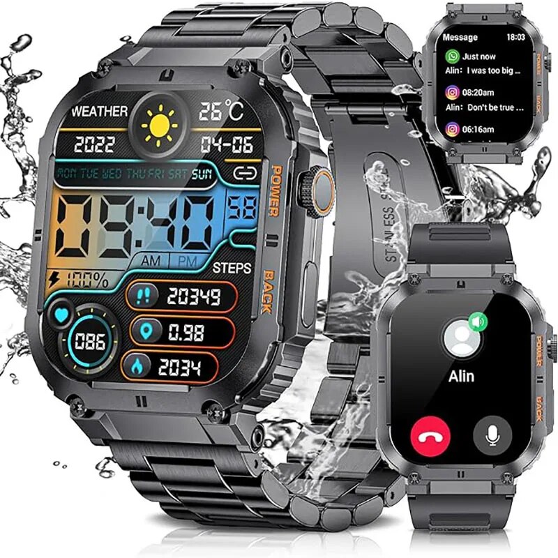 LIGE Outdoor Sports Fitness Sm - Smartwatch Watches With Bluetooth recension och pris