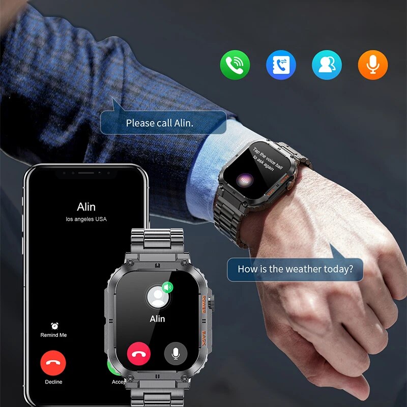 LIGE Outdoor Sports Fitness Sm - Smartwatch Watches With Bluetooth recension och pris