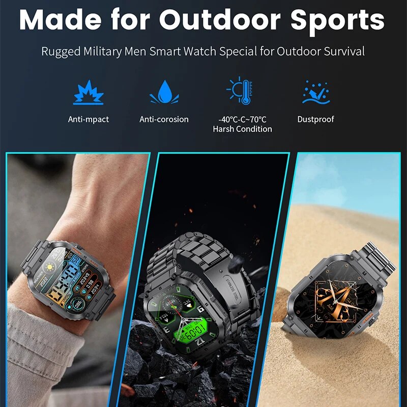 LIGE Outdoor Sports Fitness Sm - Smartwatch Watches With Bluetooth recension och pris