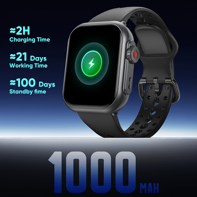 Ultra K62 1000 mAh Battery Sma - Smartwatch Watches For Men With Gps recension och pris