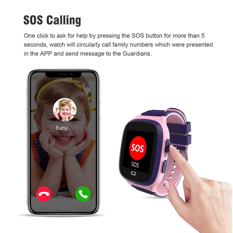 Phone watch android 4G GPS nan - Smartwatch Watches For Kid Boy With Alarm recension och pris