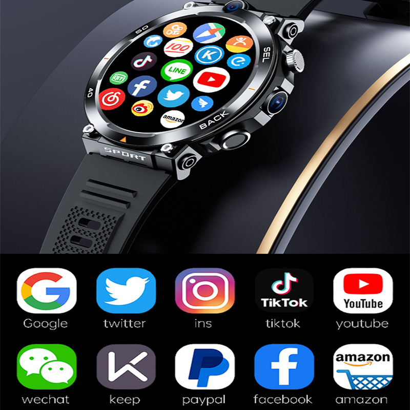 New Google Play 1.39-inch 4G N - Smartwatch Watches For Men With Gps recension och pris
