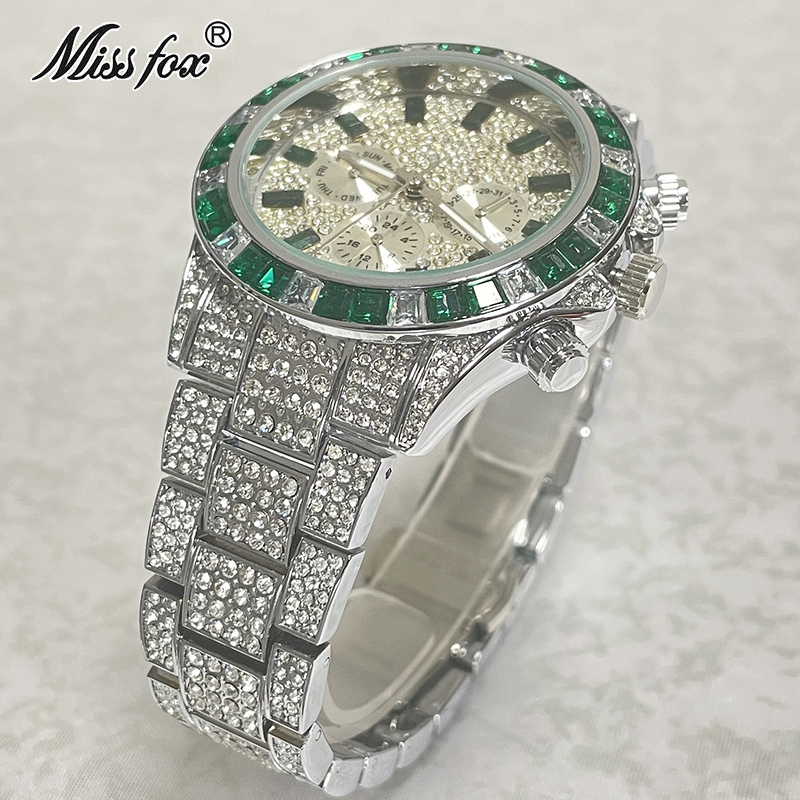 Luxury Brand MISSFOX Sliver Gr - Smartwatch Watches Brands For Men recension och pris