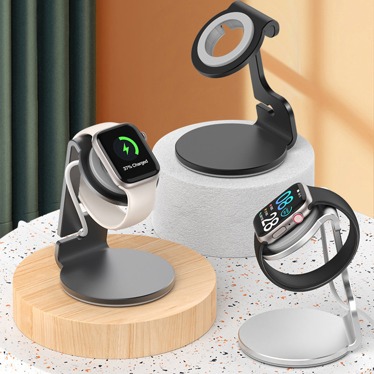 Aluminum Bracket Charger Dock  - Watch Charging Dock recension och pris