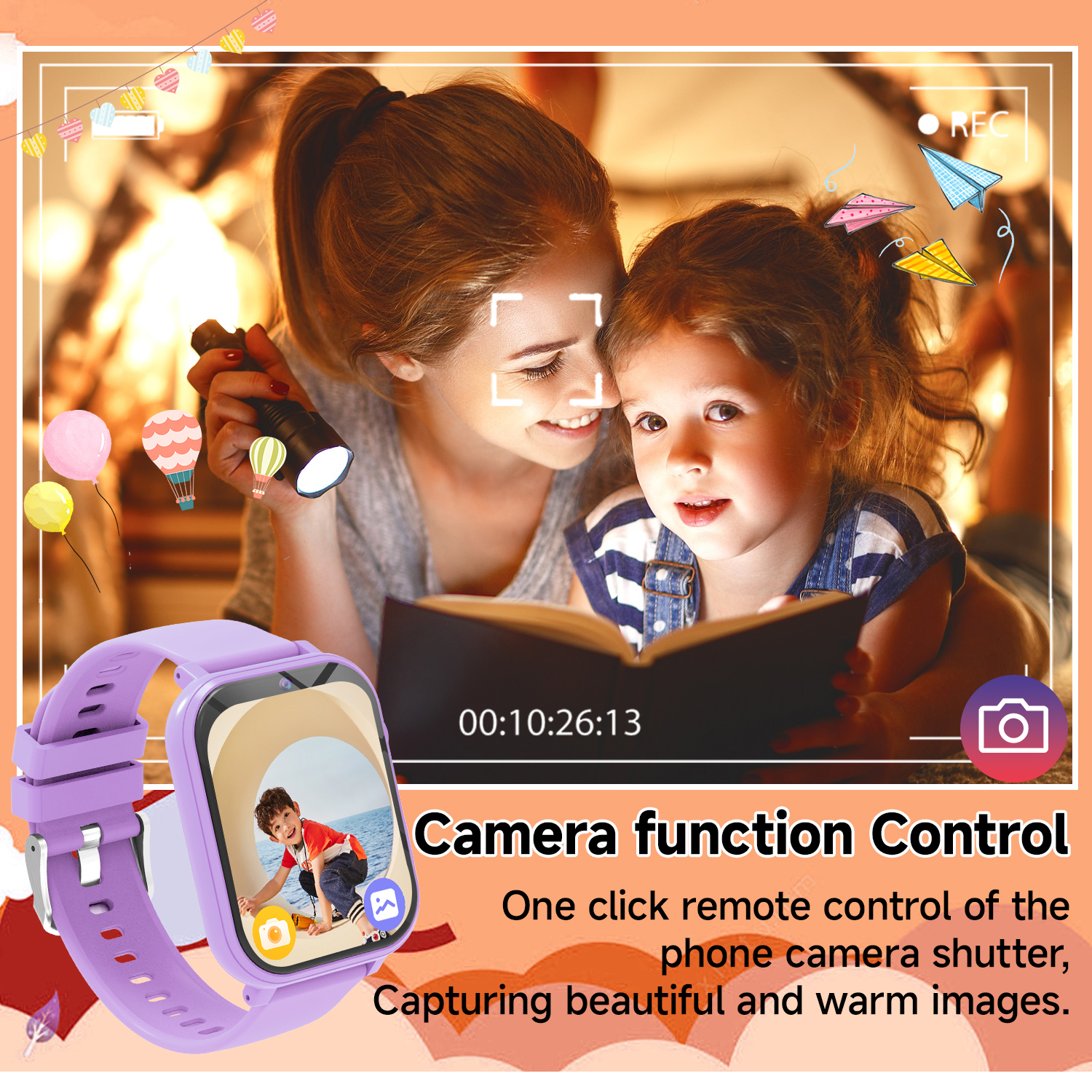 Kids Smart Watch with Camera f - Smartwatch Watches For Kid Boy With Alarm recension och pris