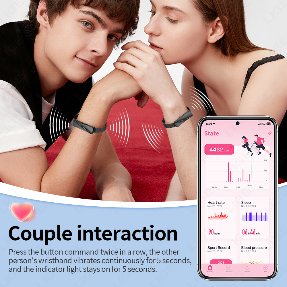 LIGE New Fashion Smart Watch M - Couple Watches Smartwatch recension och pris