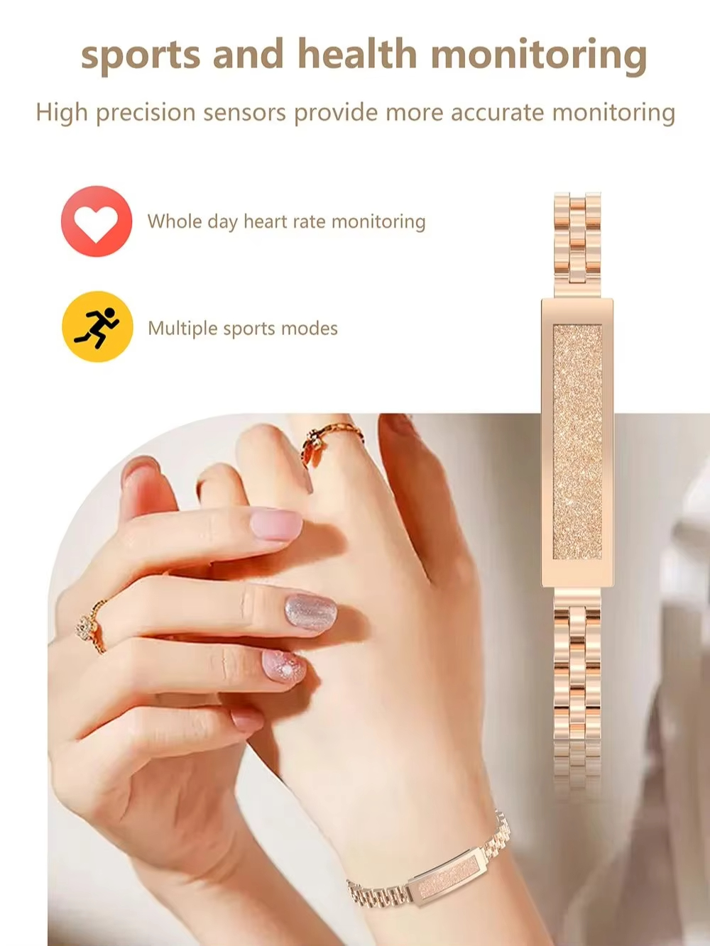 Fashion Couple Chain Smart Bra - Couple Watches Smartwatch recension och pris