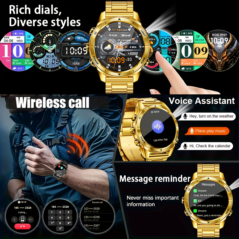 2026 A NEW Military GPS IP68 5 - Smartwatch Watches For Men With Gps recension och pris