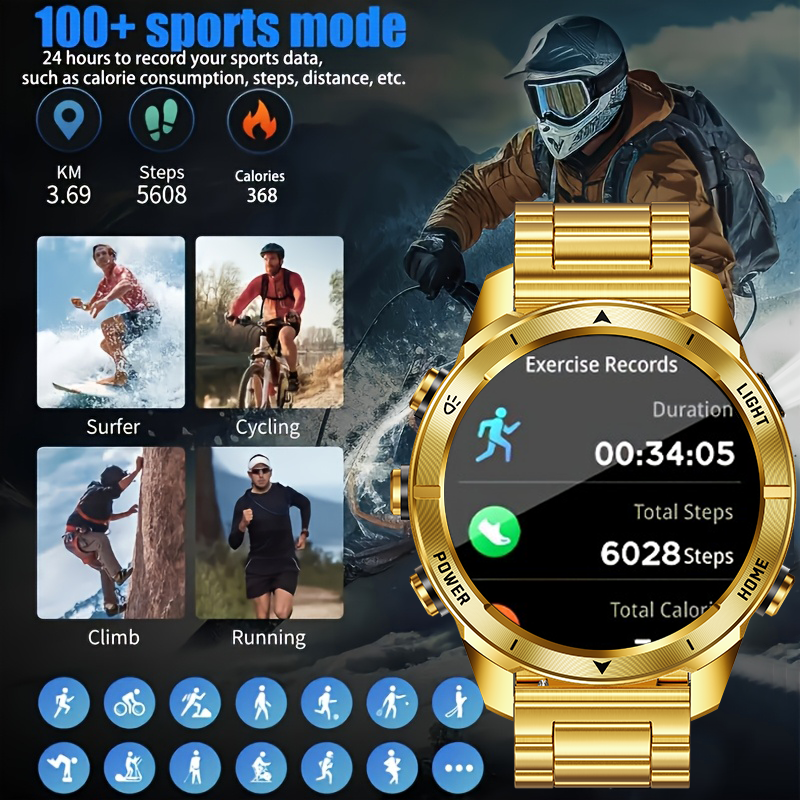 2026 A NEW Military GPS IP68 5 - Smartwatch Watches For Men With Gps recension och pris