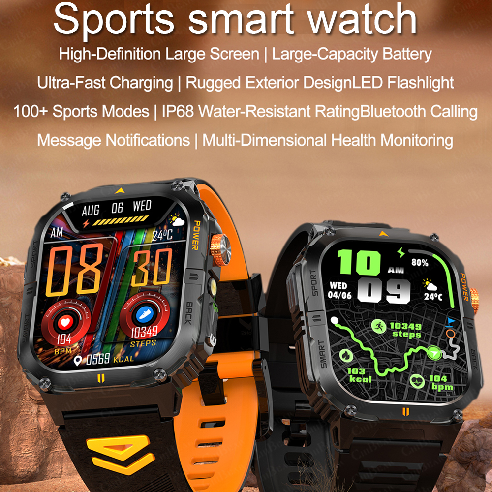 2025 New Military Sports Smart - Smartwatch New Watches 2025 recension och pris