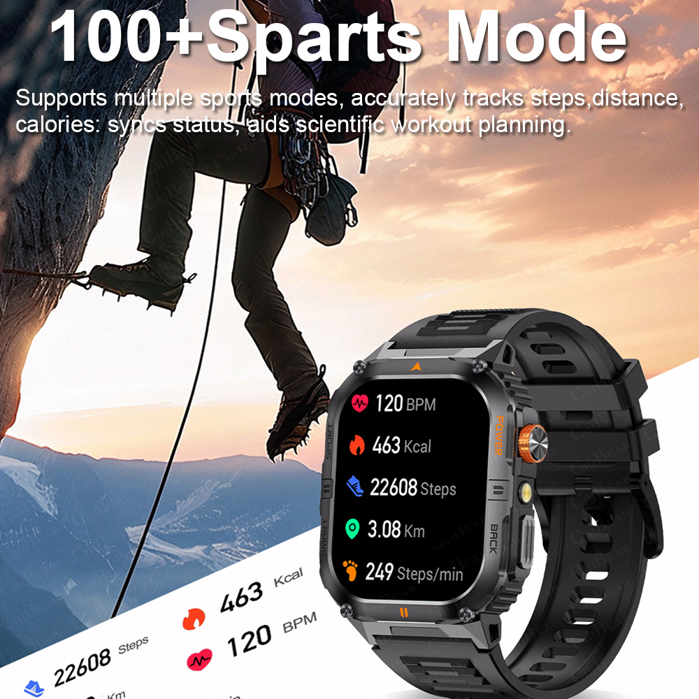 2025 New Military Sports Smart - Smartwatch New Watches 2025 recension och pris