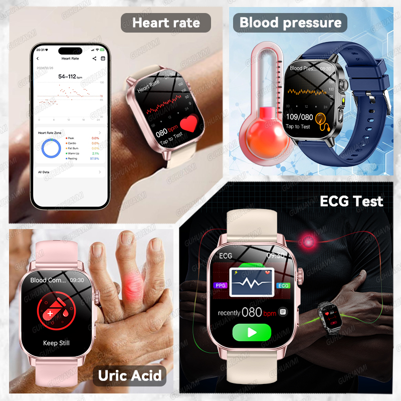 GUHUAVMI 2026 New Precise Heal - Smartwatch Military Watches For Men recension och pris