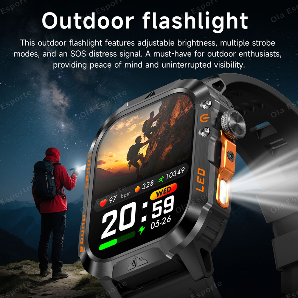 2026 New Military Smart Watch  - Smartwatch Military Watches For Men recension och pris