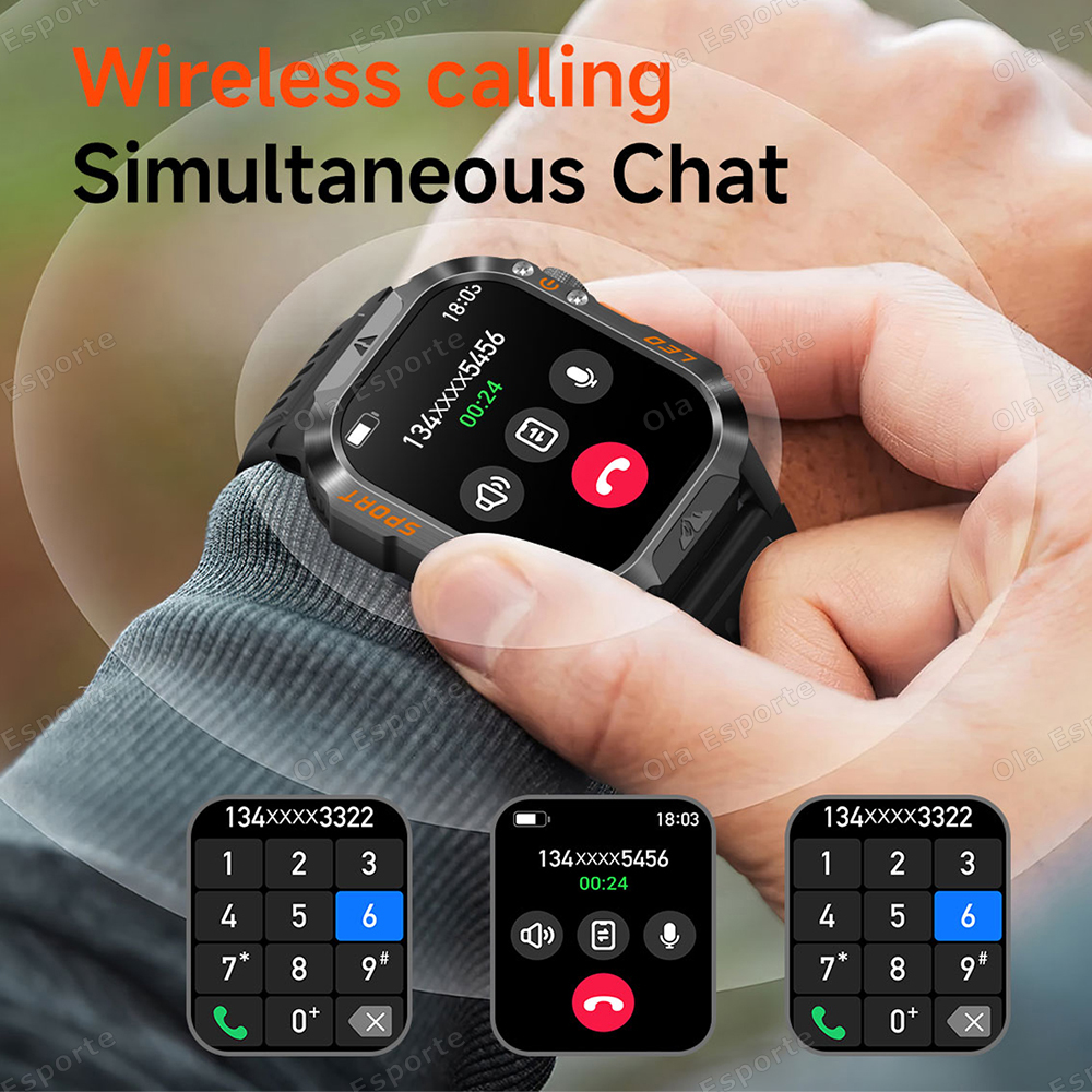 2026 New Military Smart Watch  - Smartwatch Military Watches For Men recension och pris