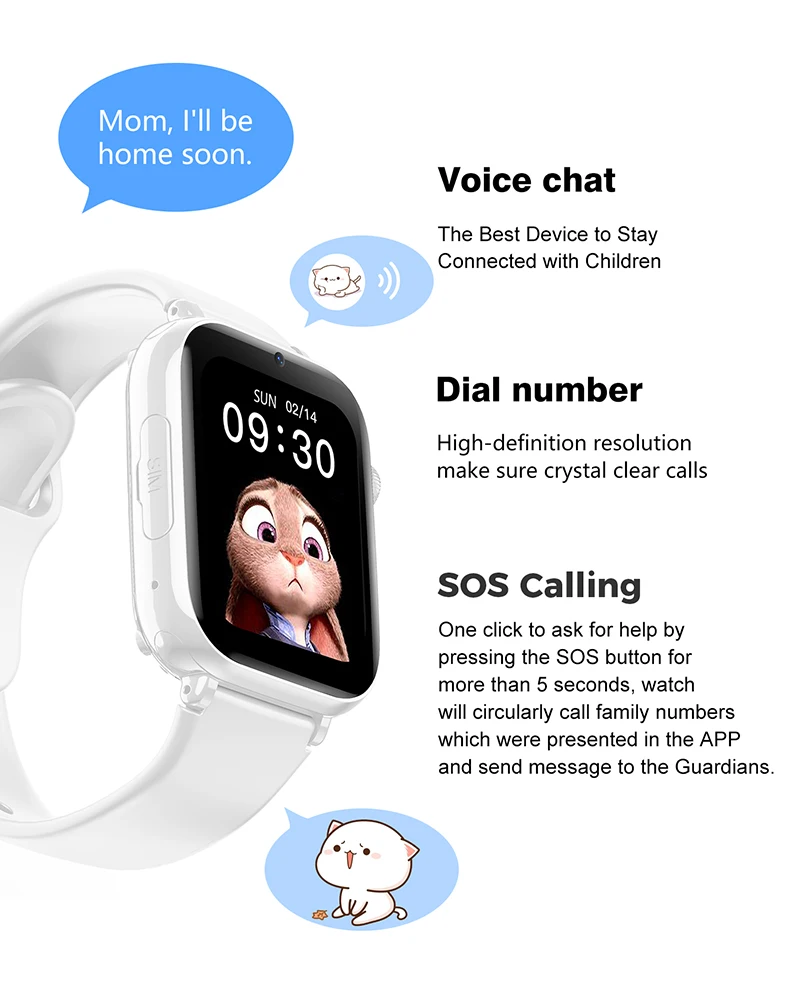 2025 Smart Watch Kids LBS Loca - Smartwatch Watches For Kid Boy With Alarm recension och pris