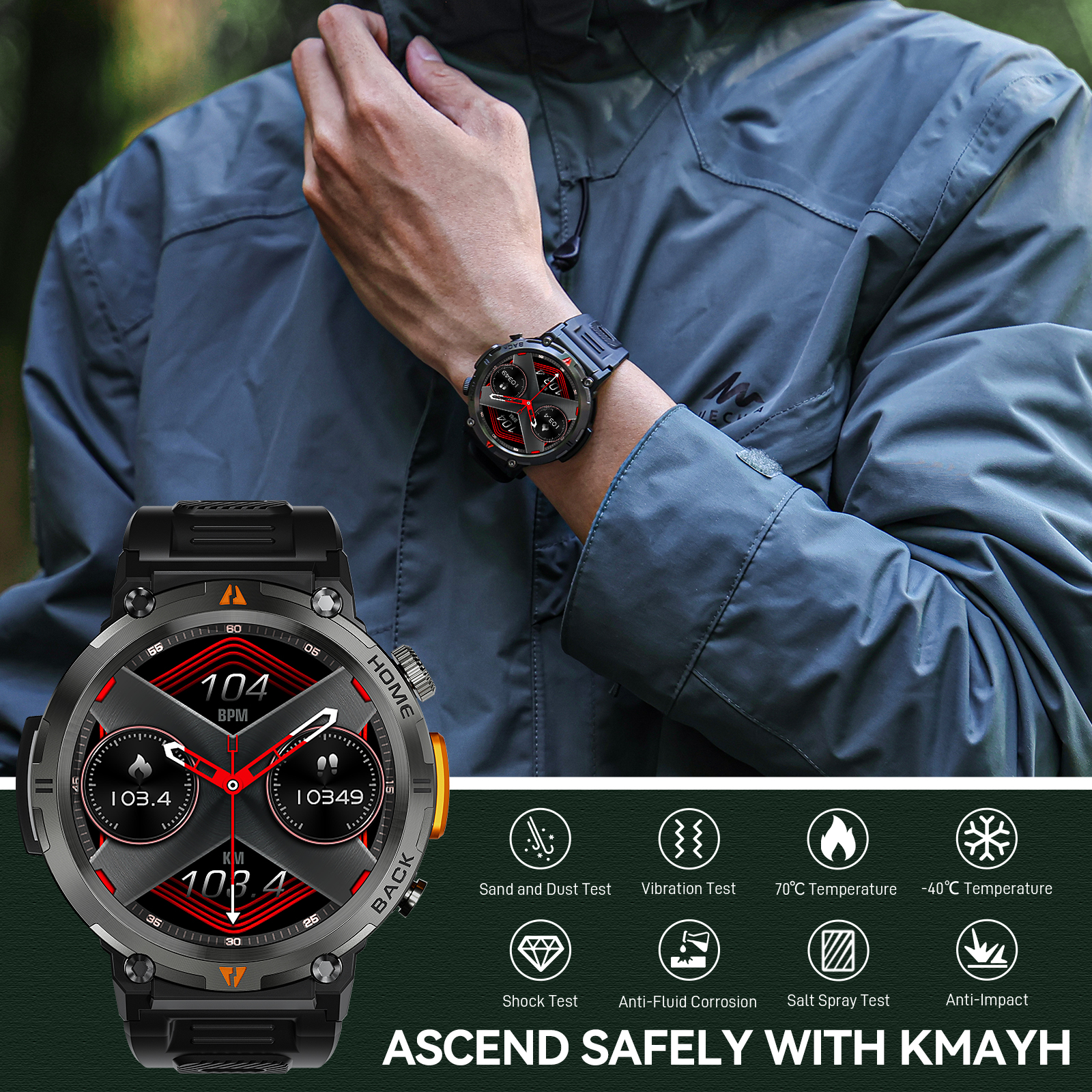 EIGIIS KE3 Bluetooth Call Smar - Smartwatch Watches With Bluetooth recension och pris