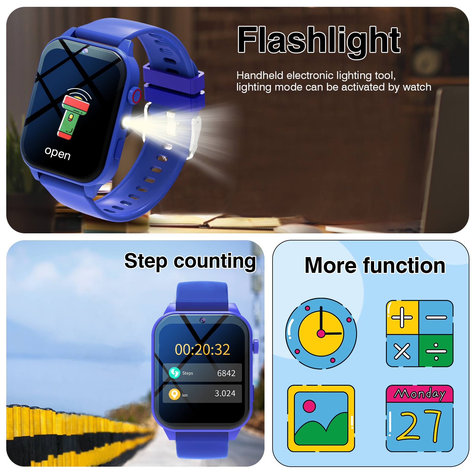 Kids′s Smart Watch 18 Games Ca - Smartwatch Watches For Kid Boy With Alarm recension och pris