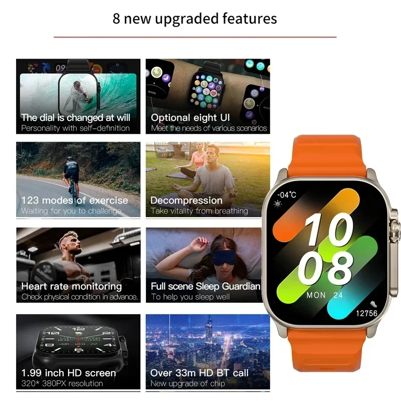 Lenovo T900 Ultra 3 Smart Watc - Smartwatch Watches With Bluetooth recension och pris