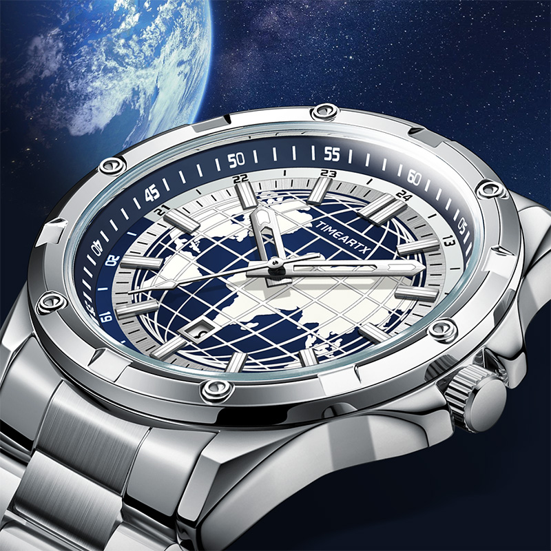 TIMEARTX Brand Man Watch Earth - Smartwatch Watches Brands For Men recension och pris