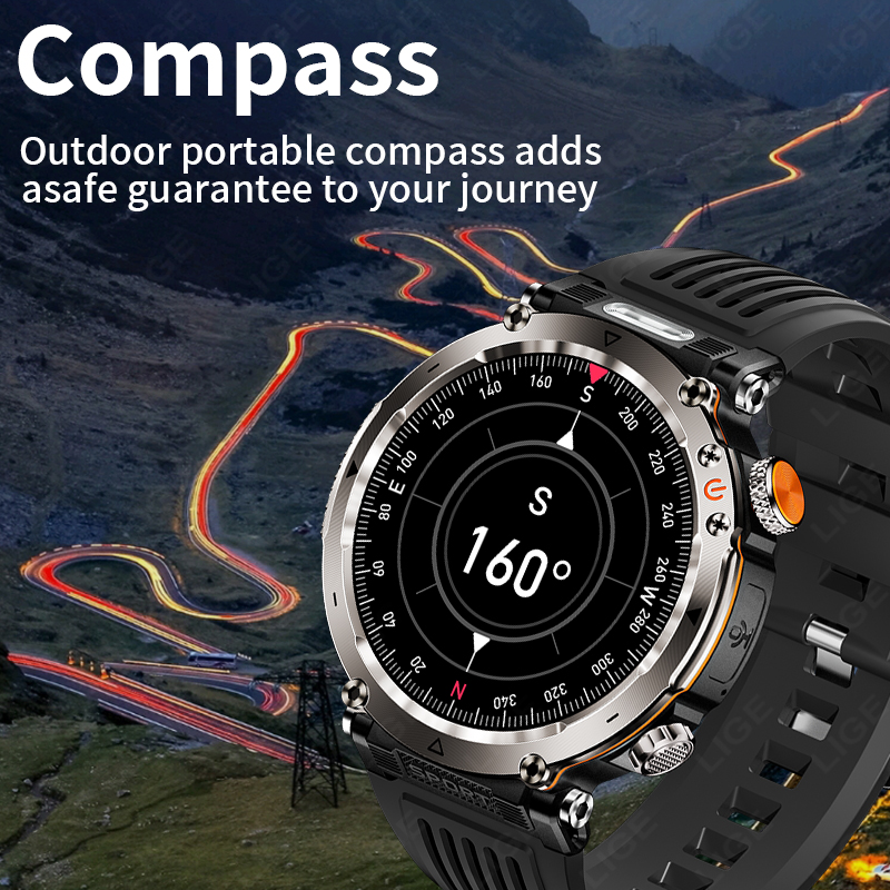New Military Outdoor Smartwatc - Smartwatch Military Watches For Men recension och pris
