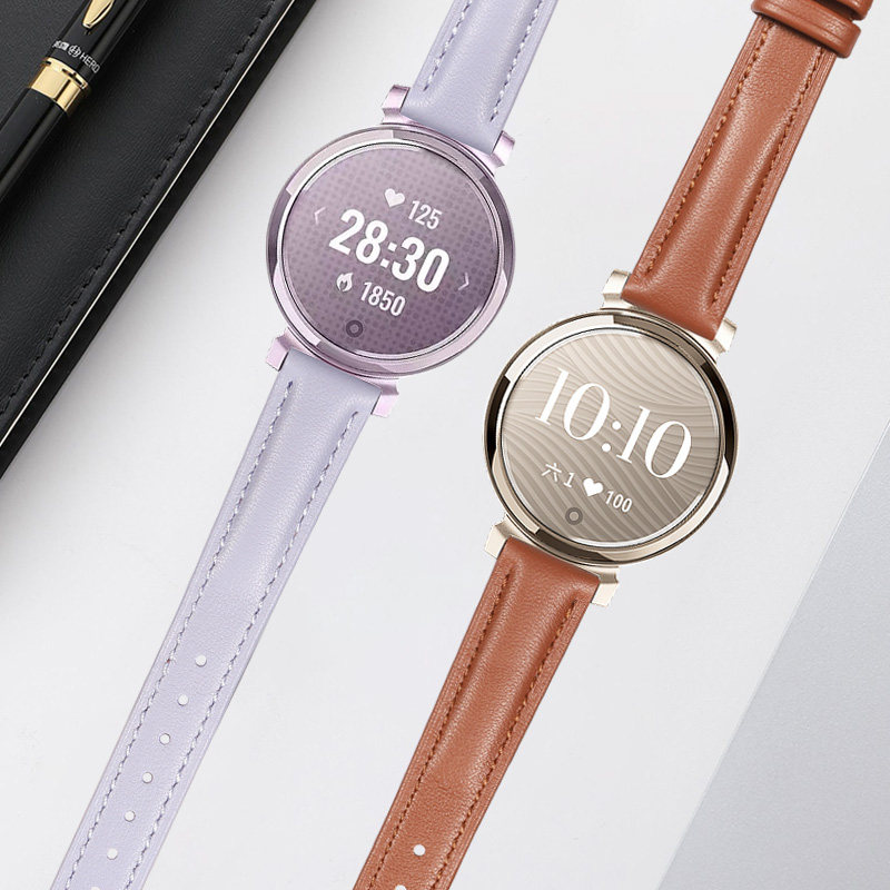 For Garmin Lily2 genuine leath - Smartwatch Purple Watches For Women recension och pris