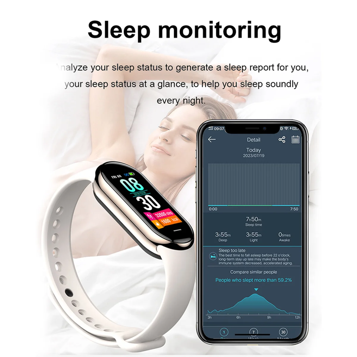 New Original Small M8 Band Sma - Smartwatch New Watches 2025 recension och pris