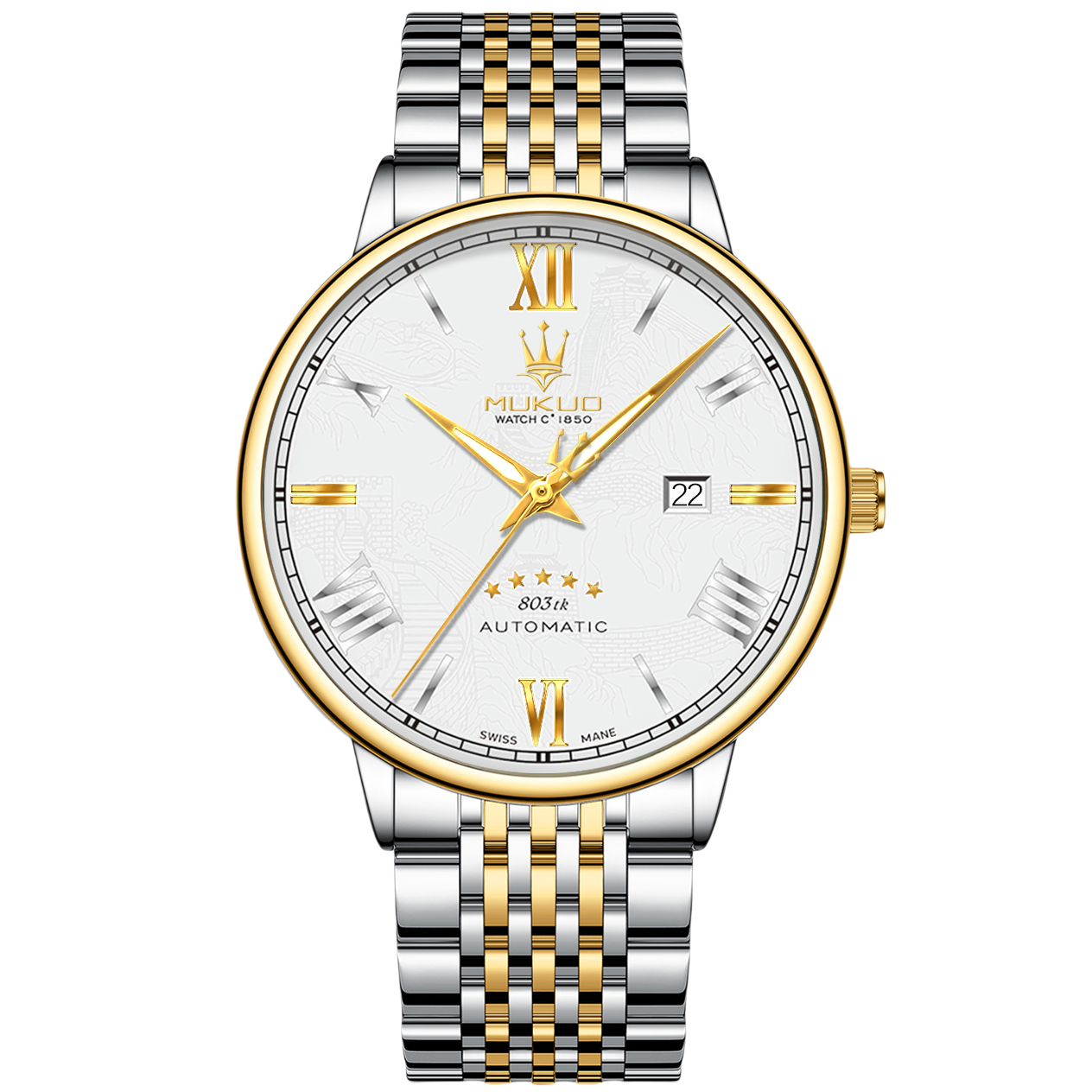 MUKUO Luxury Men Quartz Watch  - Smartwatch Watches Wallpaper recension och pris