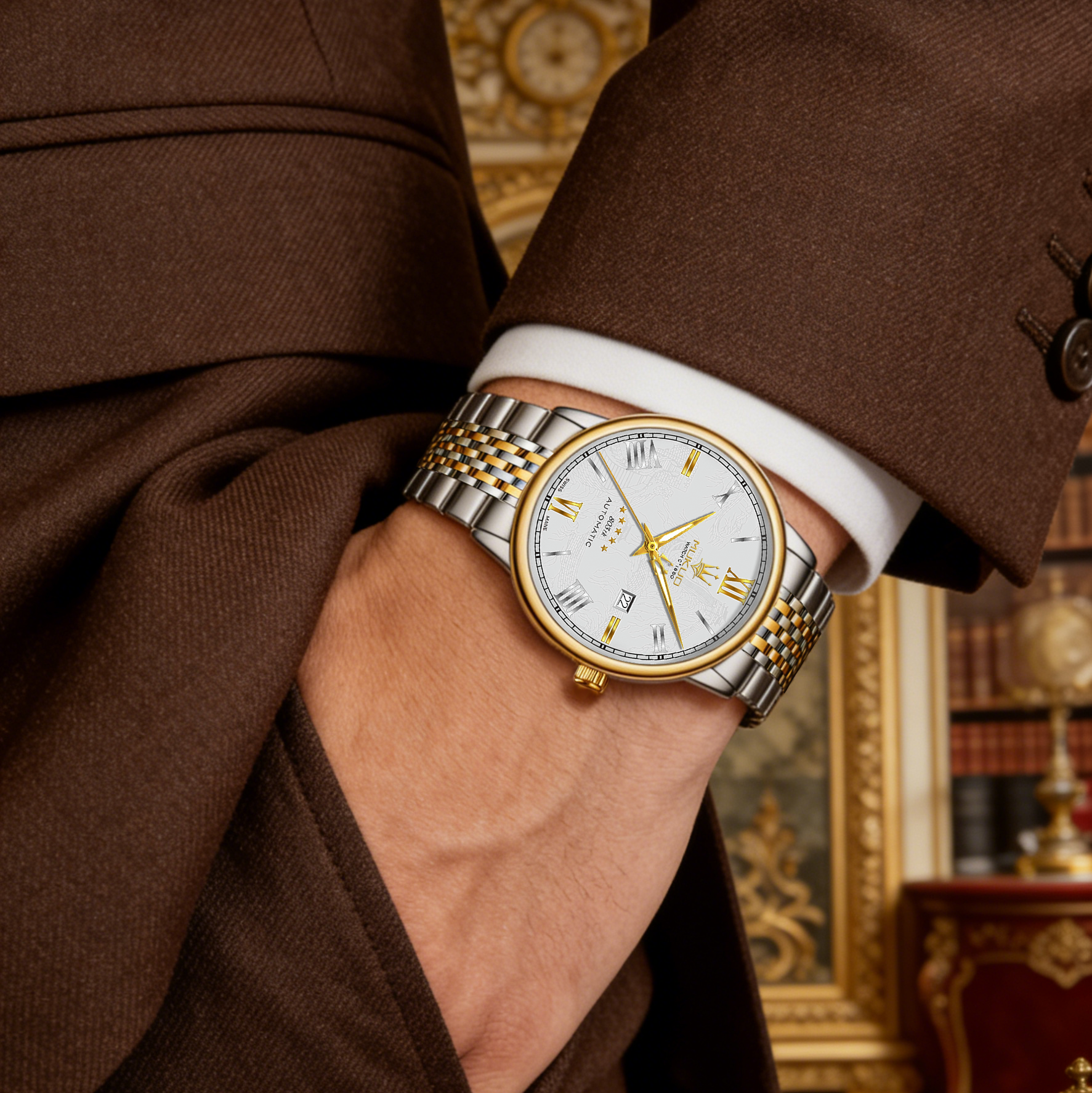MUKUO Luxury Men Quartz Watch  - Smartwatch Watches Wallpaper recension och pris