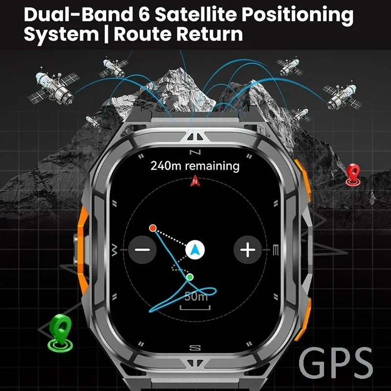 Luxury AMOLED Smartwatch Real  - Smartwatch Military Watches For Men recension och pris