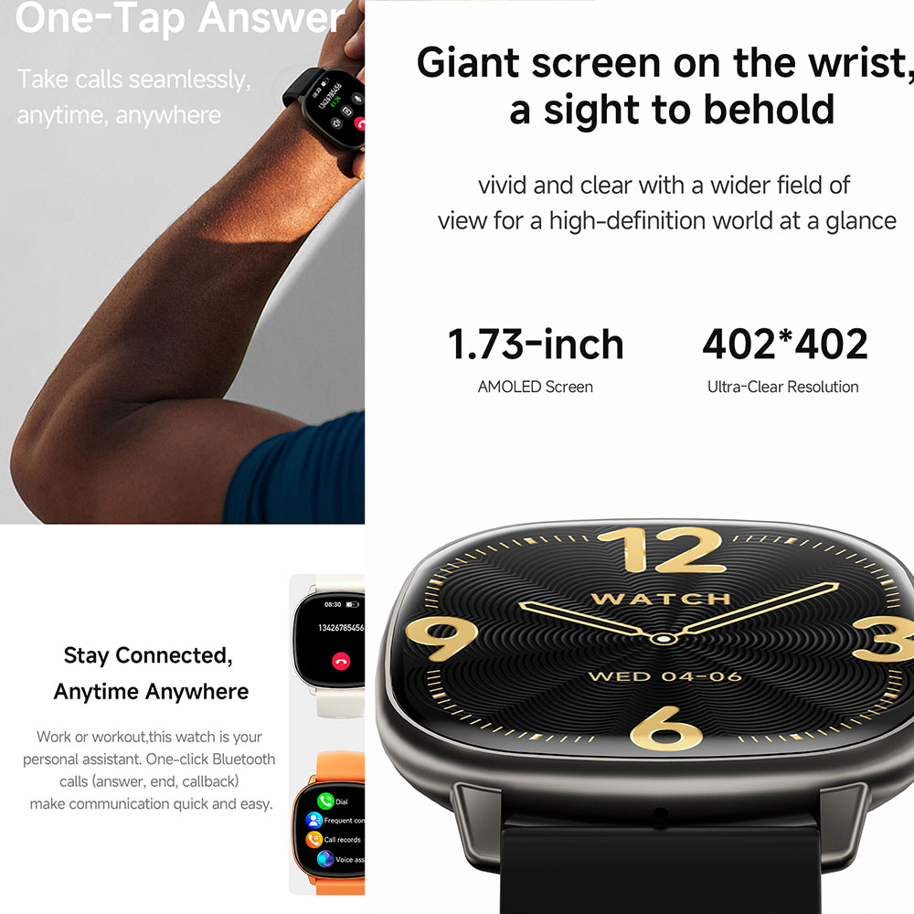HD17 AIR AMOLED Fashion Smartw - Smartwatch Stylish Watches For Women recension och pris