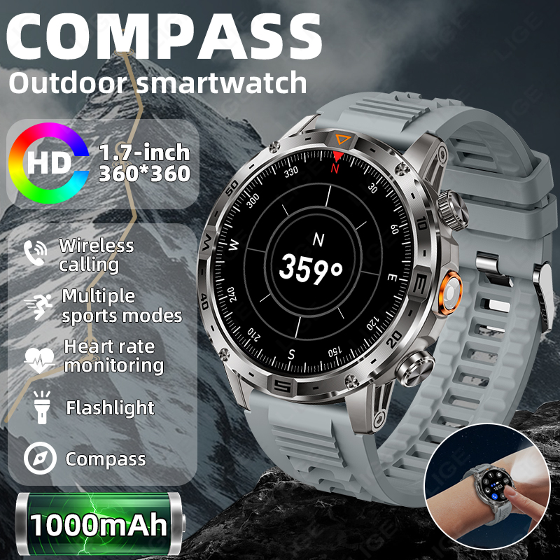 LIGE New LED Flashlight Smart  - Smartwatch New Watches 2025 recension och pris
