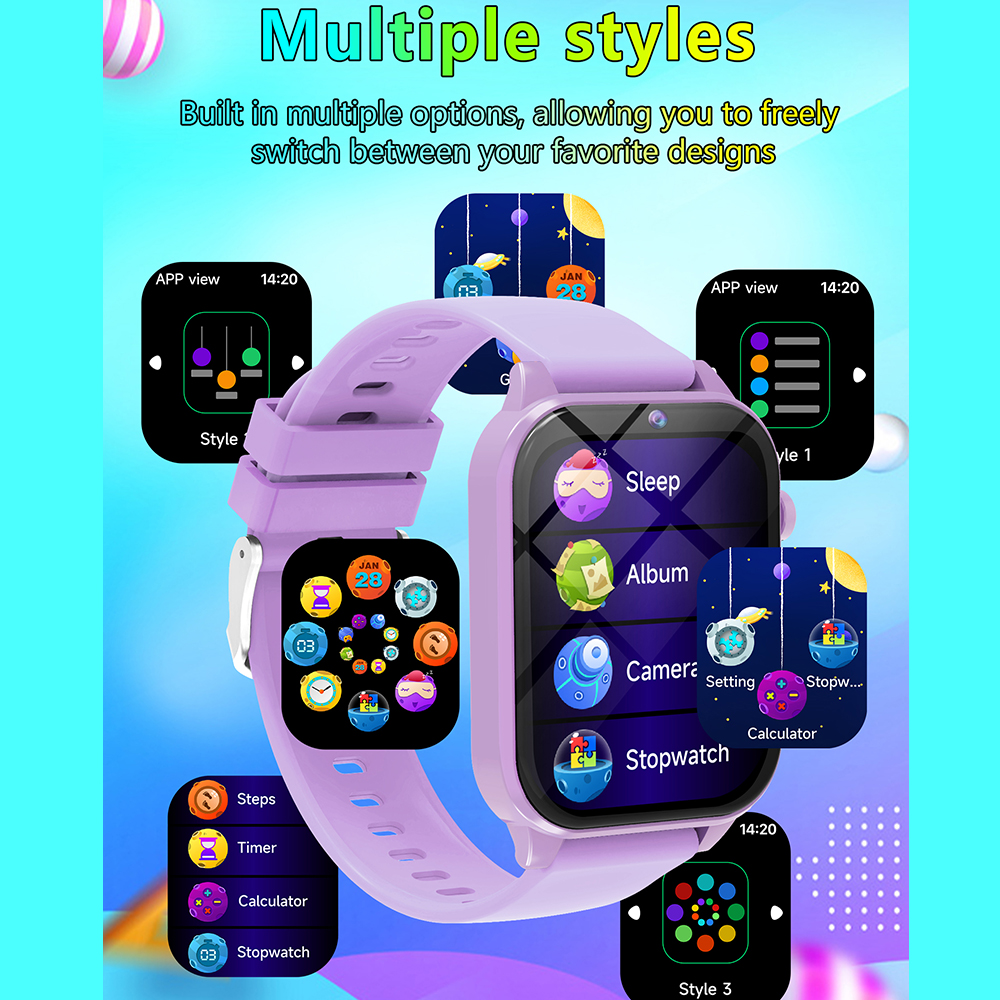 Smart Watch Kids Games Step Sl - Smartwatch Watches For Kid Boy With Alarm recension och pris