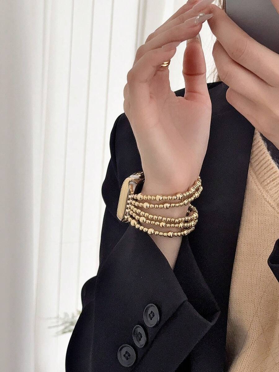 MAPUCE 1pc Fashion Beaded Brac - Smartwatch Stylish Watches For Women recension och pris